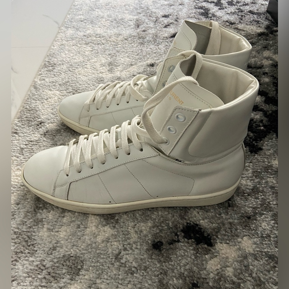 Saint Laurent Paris SL/01H High Top Sneakers